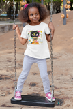 Kid's Black Girl Malaika Unicorn T-shirt ✨