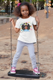 Kid's Black Girl Kina Unicorn T-shirt ✨